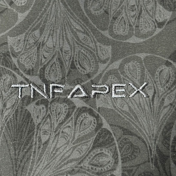 The North Face Apex Bionic Jacket Womens XL Gray Floral Windproof Softshell - Picture 13 of 16